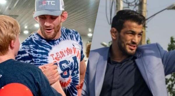 عکس حسن یزدانی و تیلور