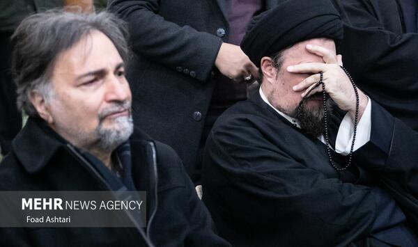 عکس حسن خمینی و همسرش