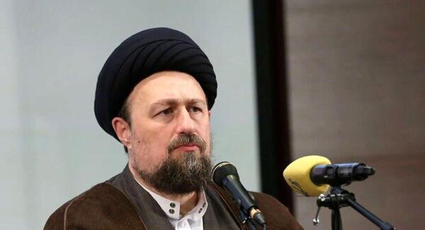 عکس حسن خمینی و همسرش