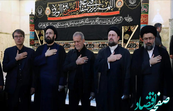 عکس حسن خمینی و پزشکیان