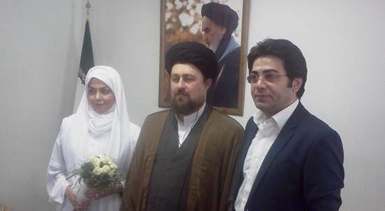 عکس سید حسن خمینی در عروسی