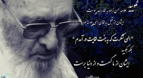 عکس قبر حسن زاده آملی