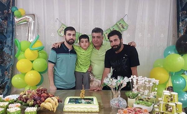 عکس خانوادگی حسن شکوهی