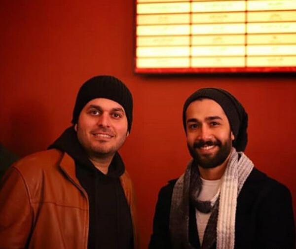 عکس حسین مهری با همسرش
