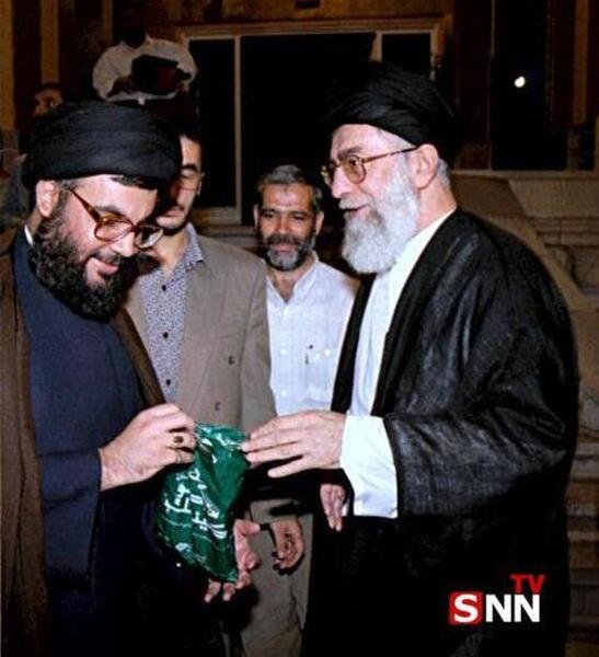 عکس سید حسن نصرالله و خامنه ای برای پروفایل