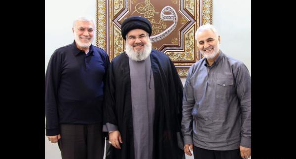 عکس سید حسن نصرالله و خامنه ای برای پروفایل