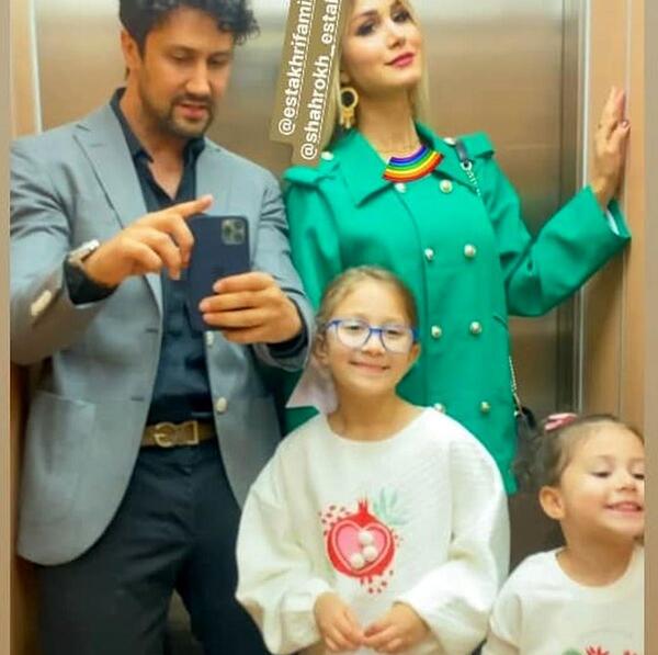 عکس های حسین اکبری و همسرش