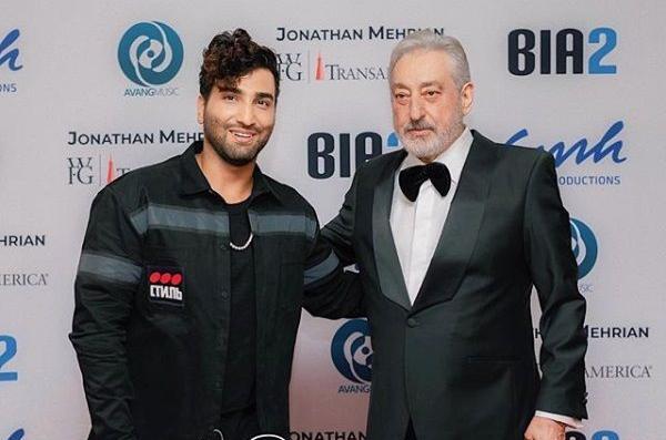 عکس حسین تهی با زنش