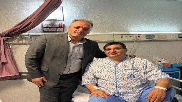 عکس جدید حسین رضازاده و همسرش