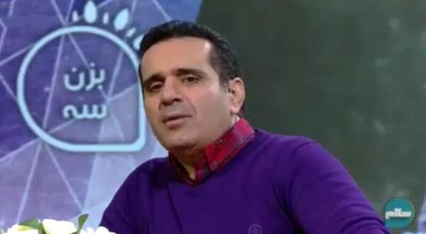 عکس حسین رفیعی قبل از کاشت مو