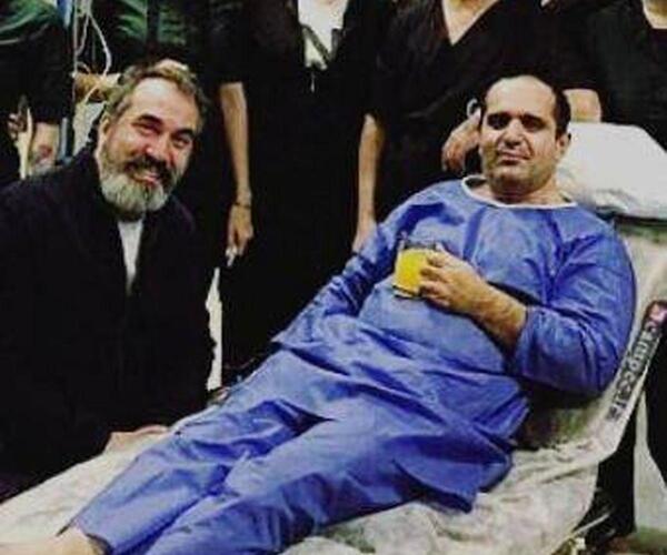 عکس حسین رفیعی قبل از کاشت مو