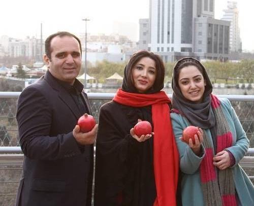 عکس حسین رفیعی و فرزندانش