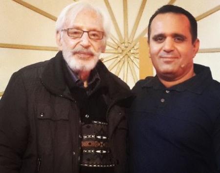 عکس حسین رفیعی و فرزندانش