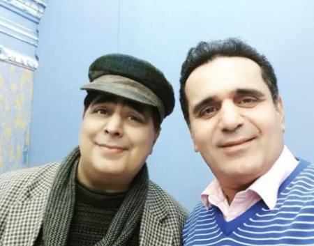 عکس حسین رفیعی و همسر