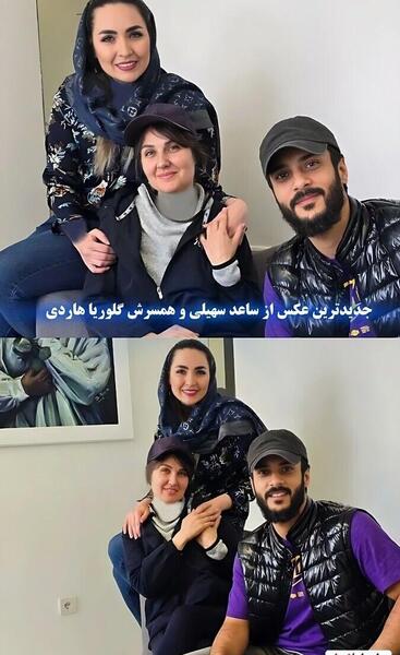 عکس حسین سهیلی زاده و همسرش