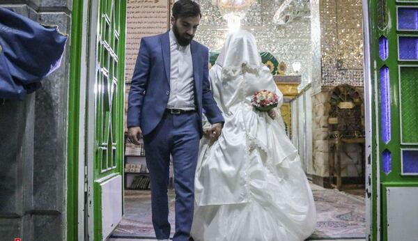 عکس حسین طاهری و همسرش