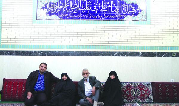 عکس حسین طاهری و پدرش