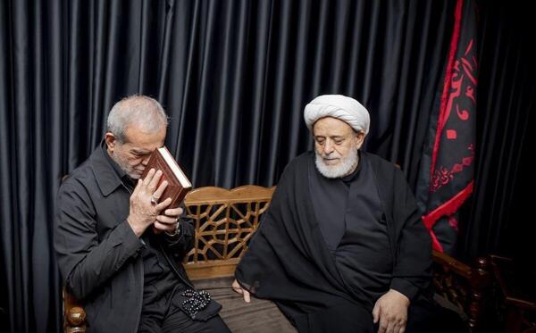 عکس حسین طاهری با پزشکیان