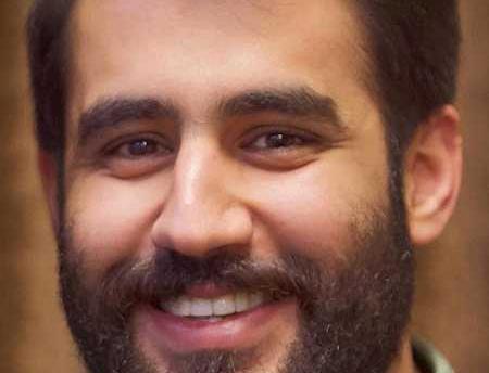 عکس حسین طاهری با پدرش
