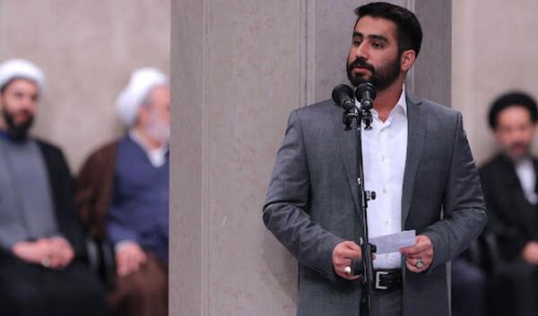 عکس حسین طاهری با پدرش