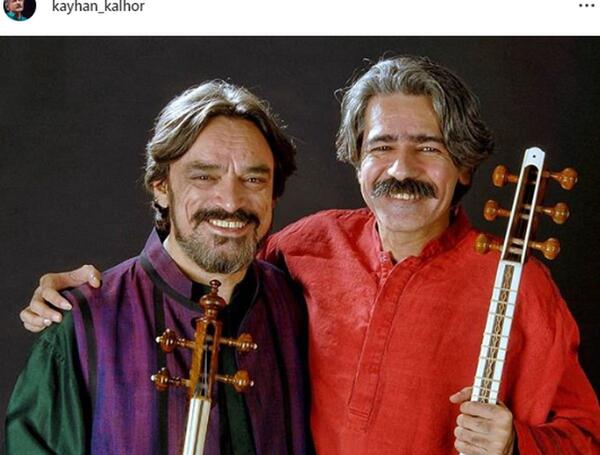 عکس حسین علیزاده و همسرش