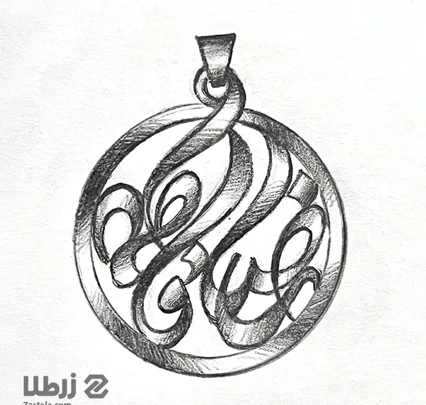 عکس نوشته اسم فاطمه و رضا