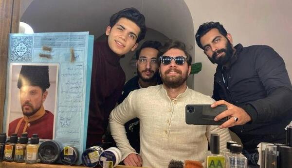 عکس امیر حسین فتحی و همسرش