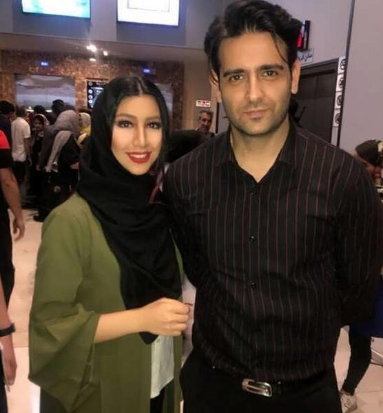عکس امیر حسین فتحی و همسرش