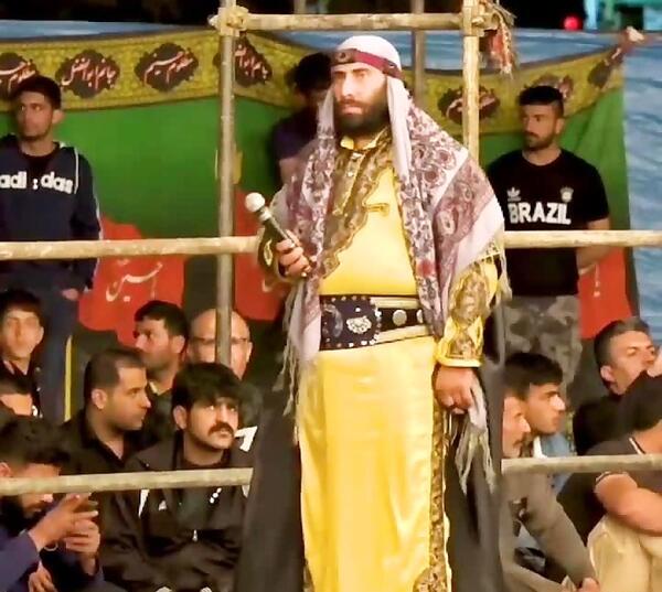عکس حسین قربانی تعزیه خوان