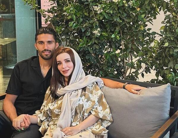 عکس حسین کنعانی زادگان و همسرش