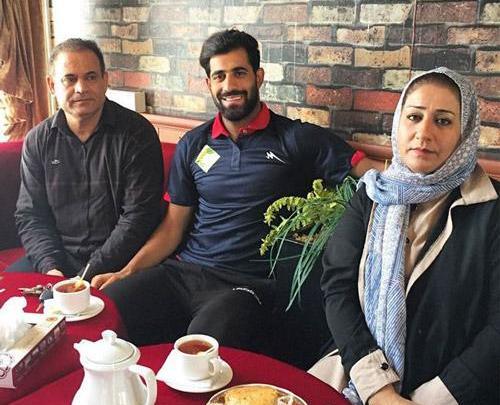 عکس حسین کنعانی زادگان و همسرش
