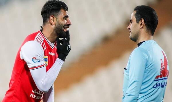 عکس حسین کنعانی در پرسپولیس