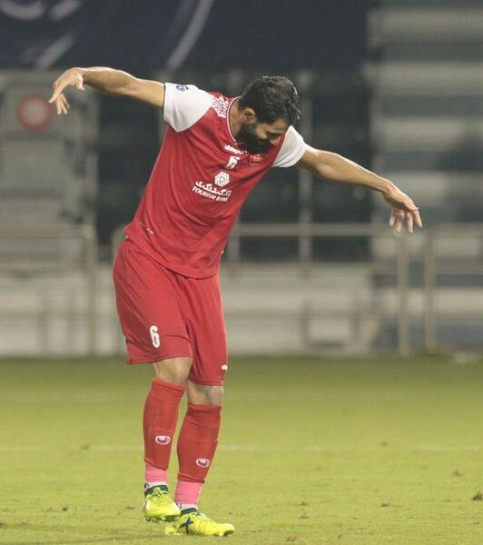 عکس حسین کنعانی در پرسپولیس