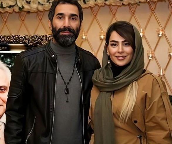 عکس حسین کاظمی و همسرش