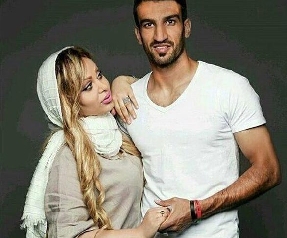 عکس حسین ماهینی و همسرش در بوشهر