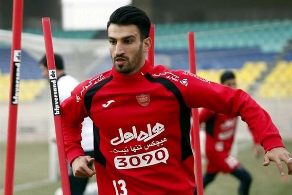 عکس حسین ماهینی بازیکن پرسپولیس
