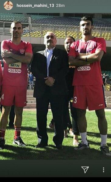 عکس حسین ماهینی بازیکن پرسپولیس