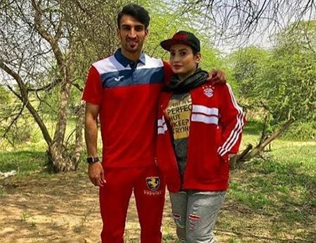عکس های حسین ماهینی و همسرش