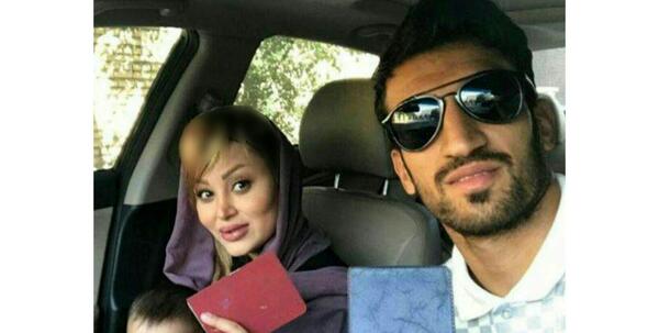 عکس همسر حسین ماهینی کنار دریا