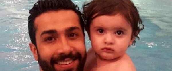عکس همسر و فرزند حسین مهری