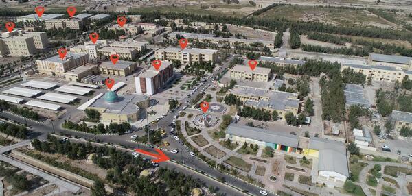 عکس هوایی ایرانشهر