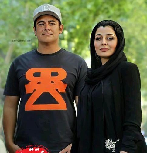 عکس محمد رضا گلزار با همسرش