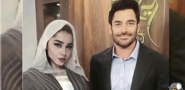 عکس محمد رضا گلزار با همسرش آیسان