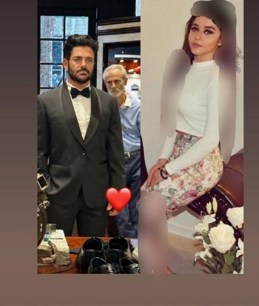 عکس محمد رضا گلزار با همسرش آیسان