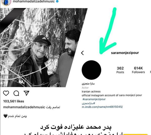 عکس محمد علیزاده و همسرش