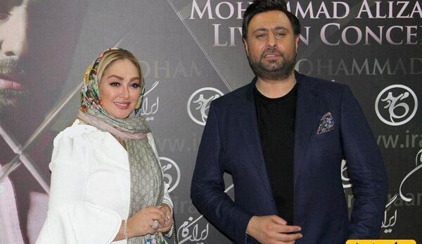 عکس محمد علیزاده و همسرش