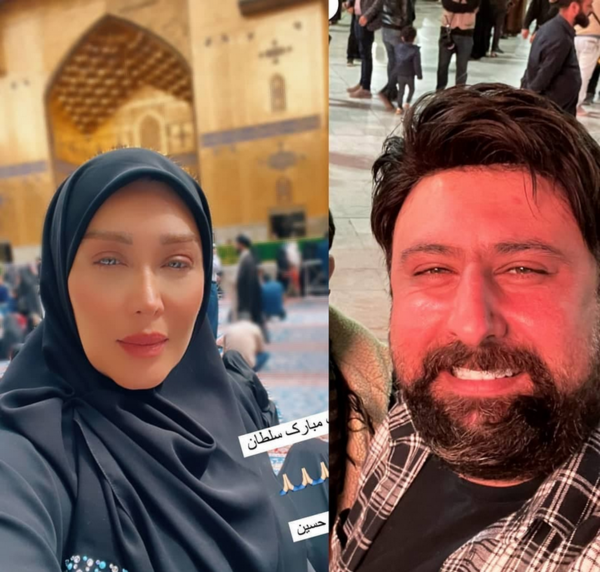 عکس محمد علیزاده با همسرش