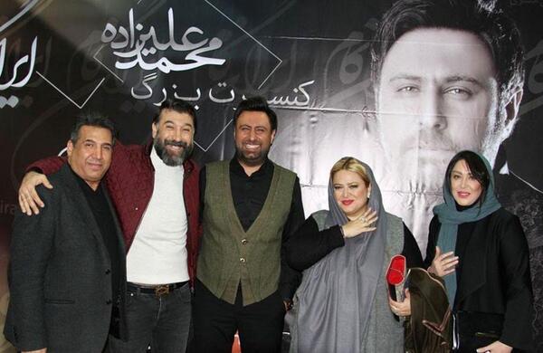 عکس محمد علیزاده و زنش