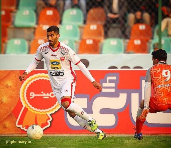 عکس محمد انصاری در پرسپولیس