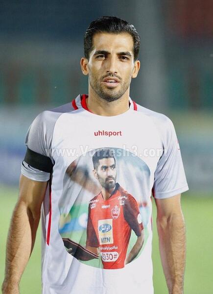 عکس محمد انصاری در پرسپولیس